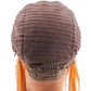 Cinnamon 13x4 Transparent Lace Front 100% Human Hair Bob Wig
