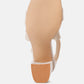Benicia Elastic Strappy Block Heel Sandals