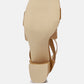 Benicia Elastic Strappy Block Heel Sandals
