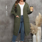 Long Sleeve Pocketed Cardigan