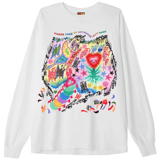 “ANYWHERE BUT HERE” SWEATSHIRT