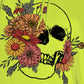 “Floral Skull” Graphic Hoodie