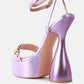 Big Bash Metallic High Platform Chunky Sandals