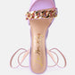 Big Bash Metallic High Platform Chunky Sandals