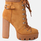 Birch Block Heeled Ankle Boots