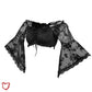 “Dark Flare” Lace Crop Top
