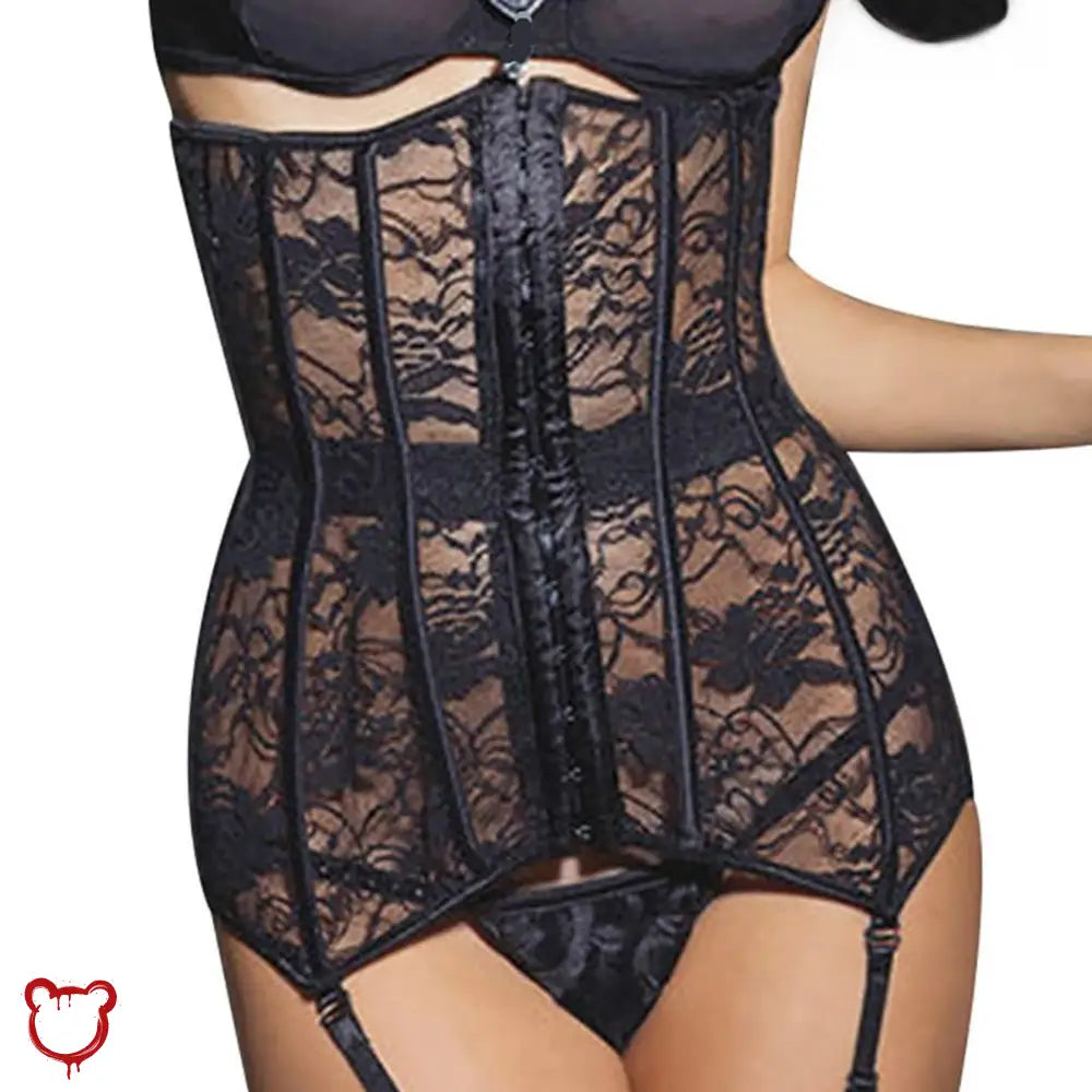 “Laced With Lust” Black Corset