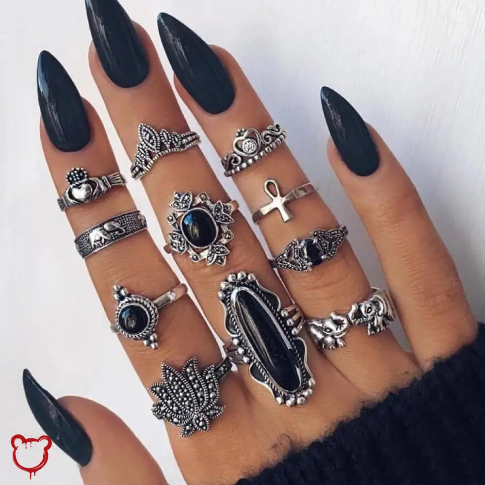 “Dazzling Digits” Alternative Ring Set