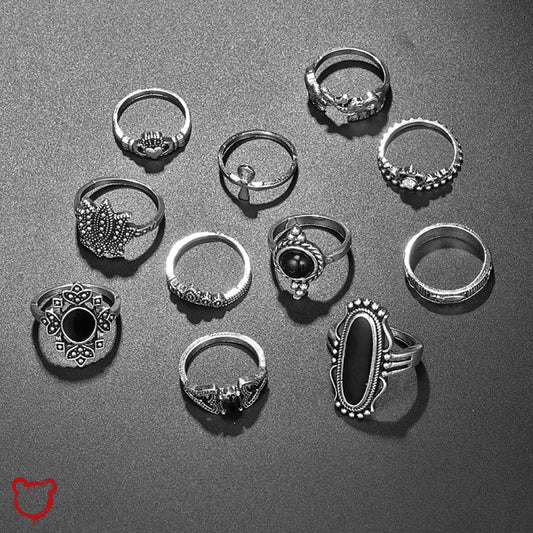 “Dazzling Digits” Alternative Ring Set