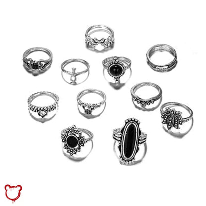 “Dazzling Digits” Alternative Ring Set