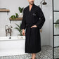 Waffle Kimono Spa Bathrobe -  Absorbent, Lightweight