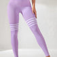 Blaire Sport Gym Babe Striped Booty Butt Lifting Workout Leggings