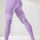 Blaire Sport Gym Babe Striped Booty Butt Lifting Workout Leggings