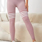 Blaire Sport Gym Babe Striped Booty Butt Lifting Workout Leggings
