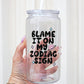 Blame It On My Zodiac Cup With Lid and Straw
