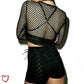 “Down to Business” Fishnet Tank Top