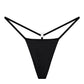 ICED OUT G-STRING IN BLACK