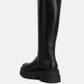 Blume Faux Leather Chunky Platform Knee Length Boots