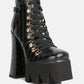 Boogie High Platform Lace Up Boots