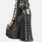 Boogie High Platform Lace Up Boots