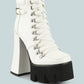 Boogie High Platform Lace Up Boots