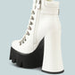 Boogie High Platform Lace Up Boots