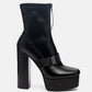 Boomer Chunky High Block Heel Boots