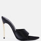 Bottoms Up Strappy Slip On Stiletto Heels