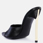 Bottoms Up Strappy Slip On Stiletto Heels