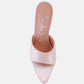 Bottoms Up Strappy Slip On Stiletto Heels