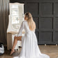 Bridal Silk Robe with Train