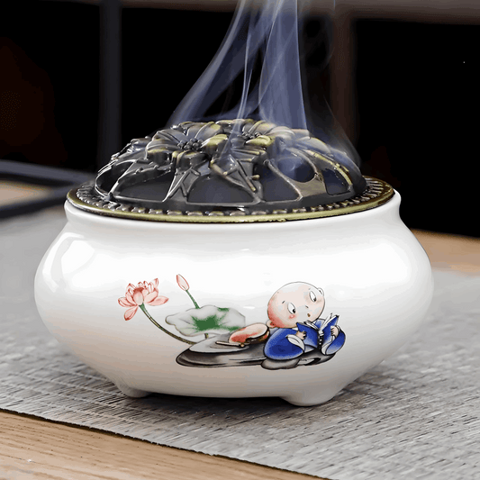 Ceramic Incense Burner – Elegance & Serenity for Your Home 🌿✨