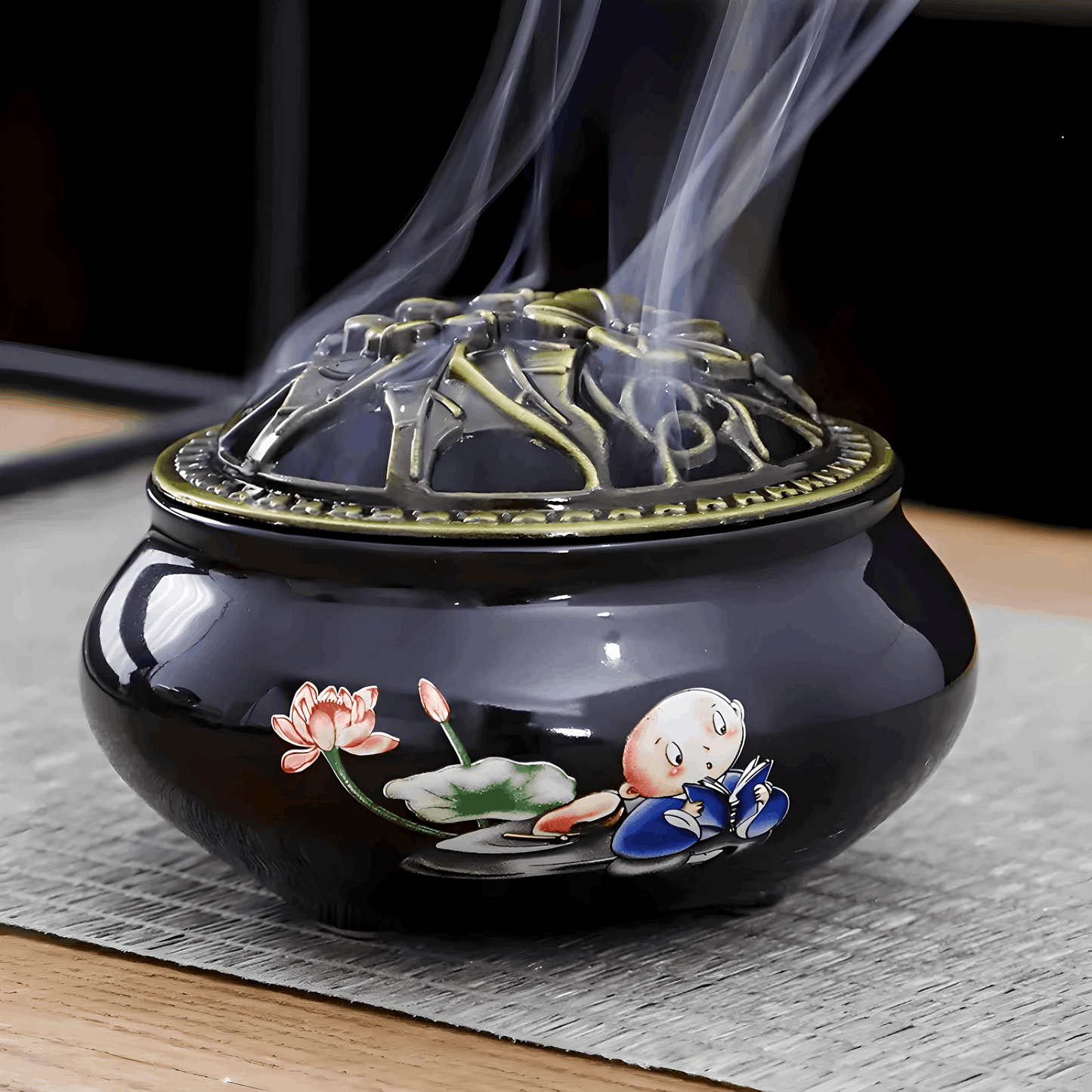 Ceramic Incense Burner – Elegance & Serenity for Your Home 🌿✨
