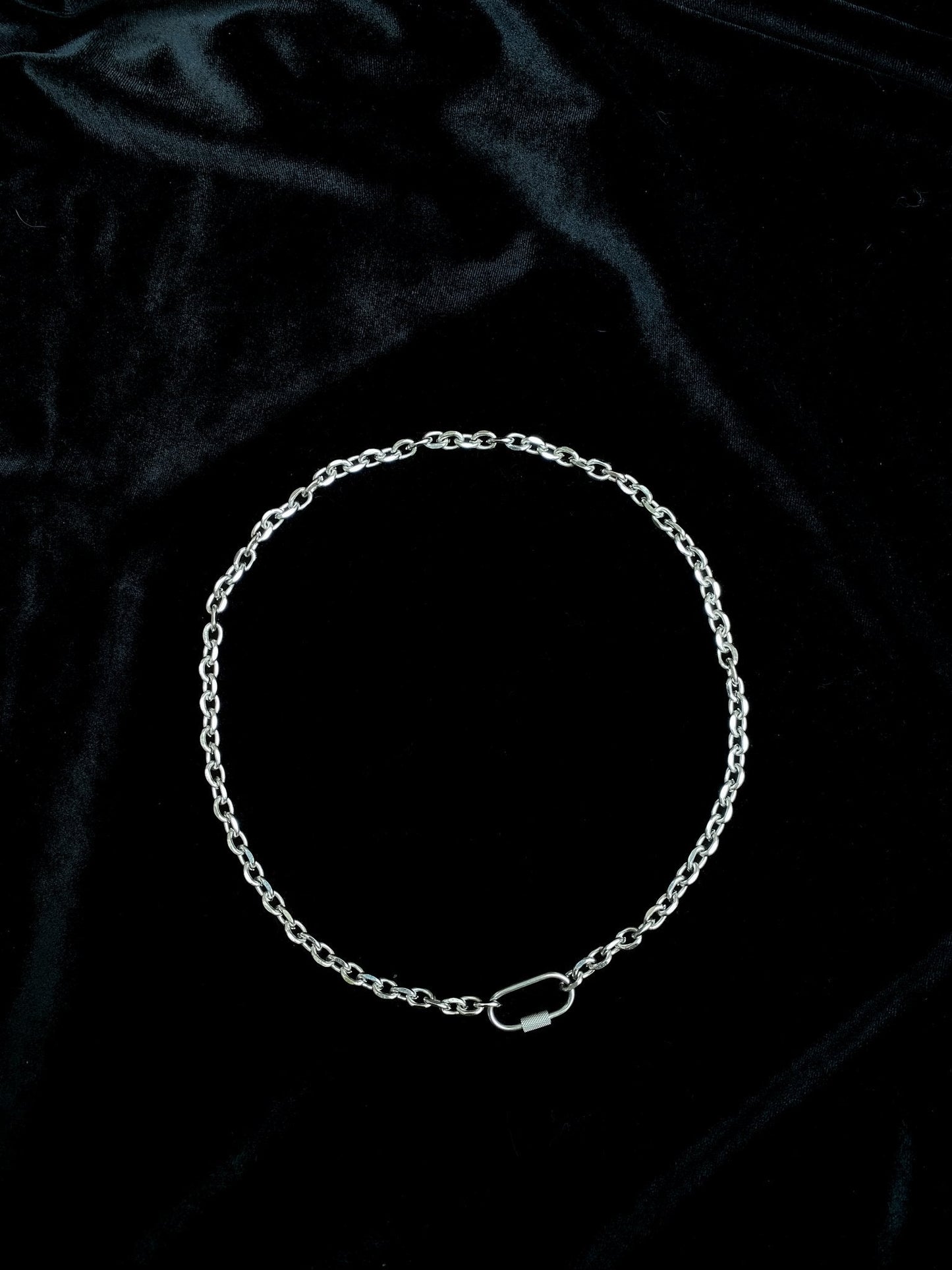 classic carabiner necklace