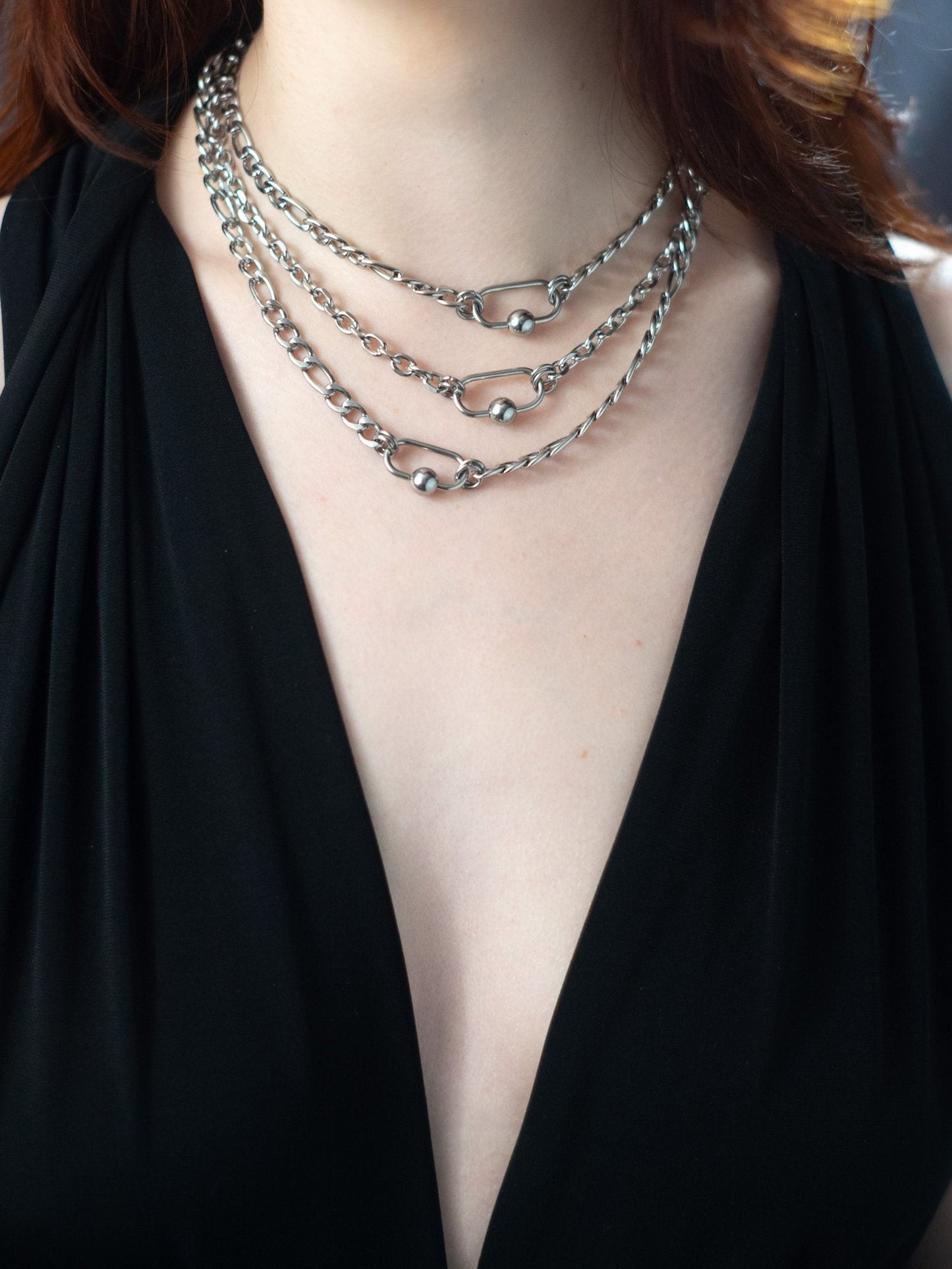 orbit carabiner necklace