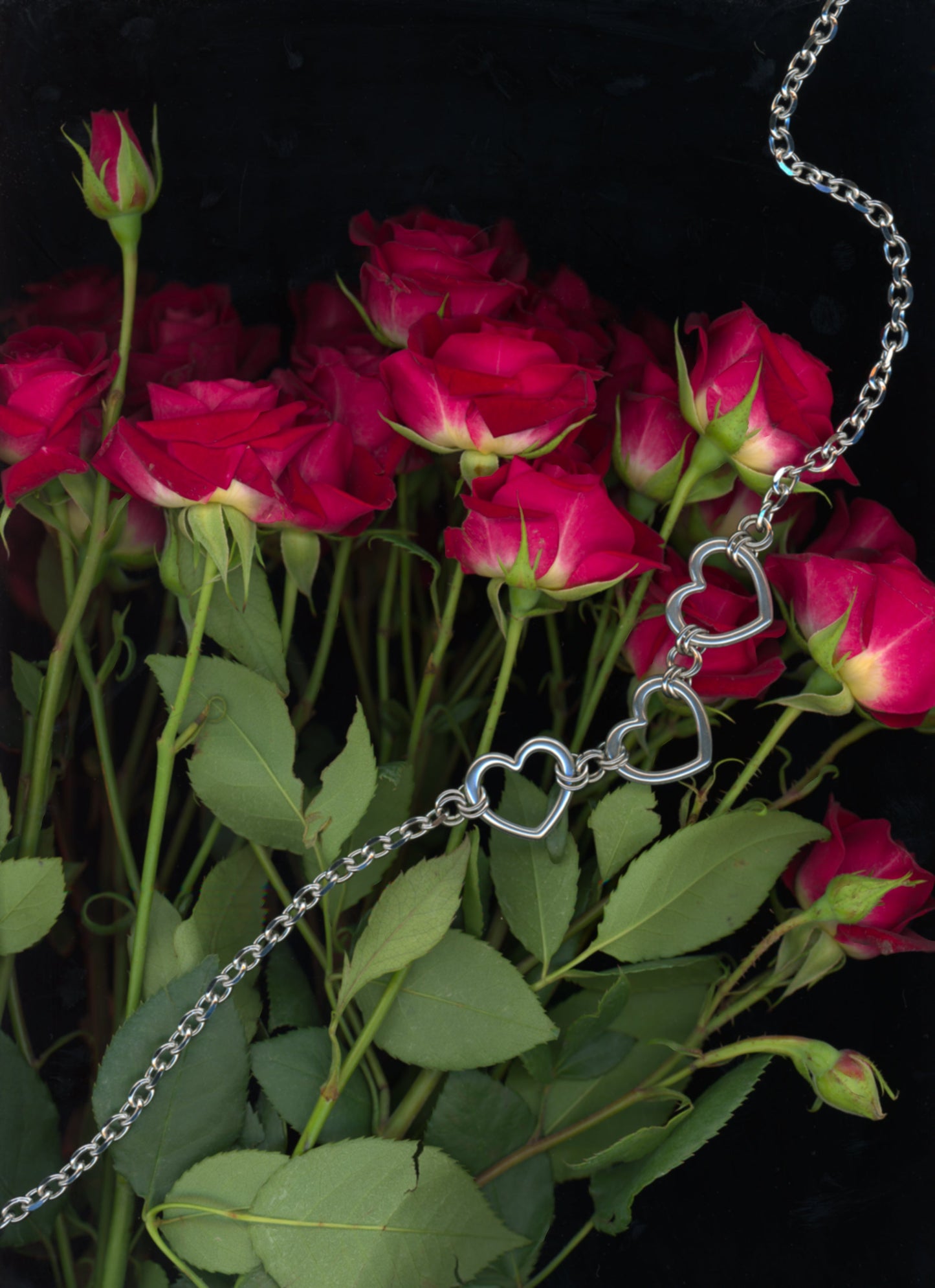 Eternal Trio - Heart Pendant Necklace