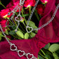 Eternal Trio - Heart Pendant Necklace
