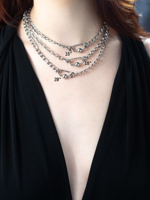 orbit carabiner necklace