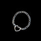 only yours <3 heart clasp bracelet