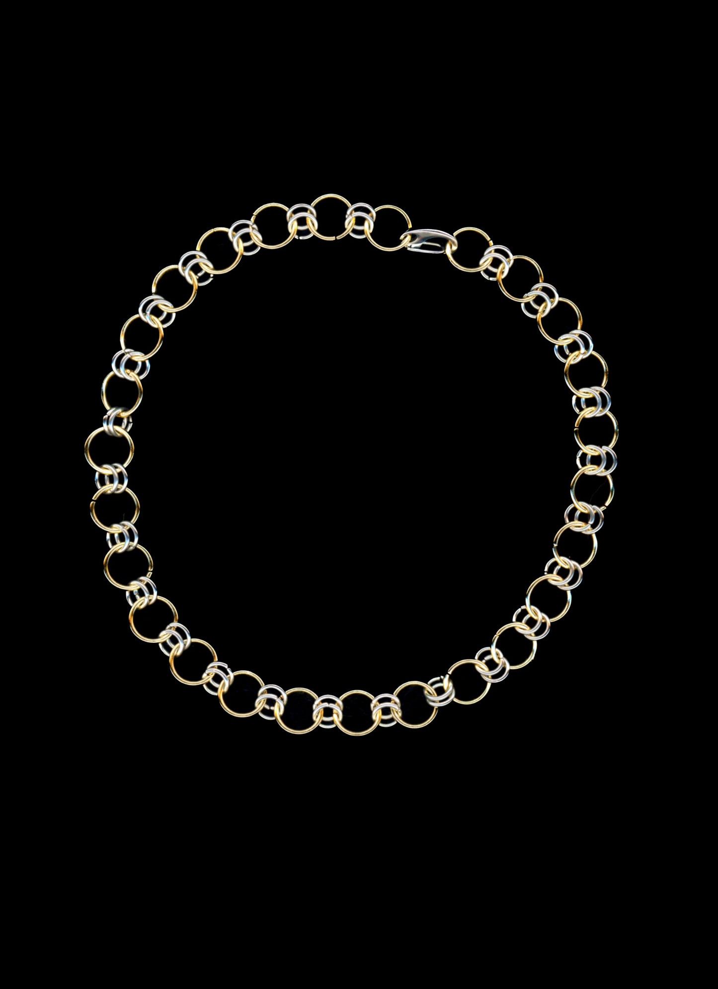 athena chainmail necklace