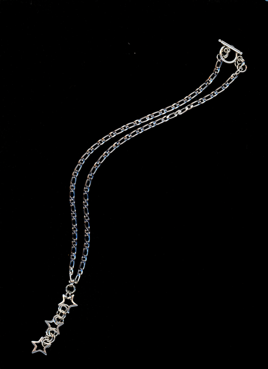 triple starlight pendant necklace