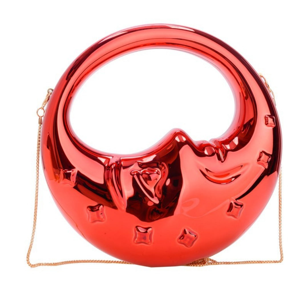 Acrylic Moon Shaped Bag