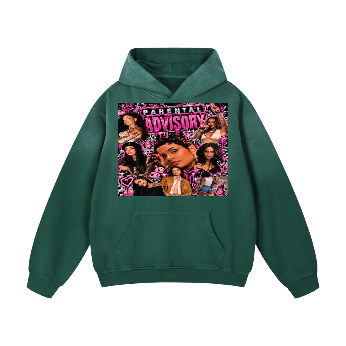 “Parental Advisory” Kehlani Oversized Hoodie