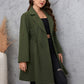 Honey Lapel Collar Roll-Tab Sleeve Trench Coat