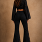 Raven Lace Flares