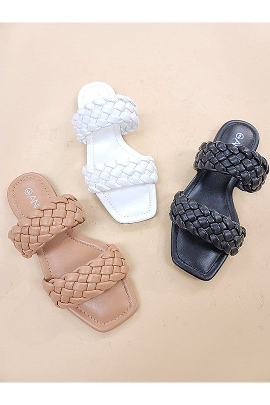 “Livia” Braid Sandals