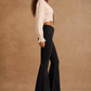 Bell Bottom Jean in Black