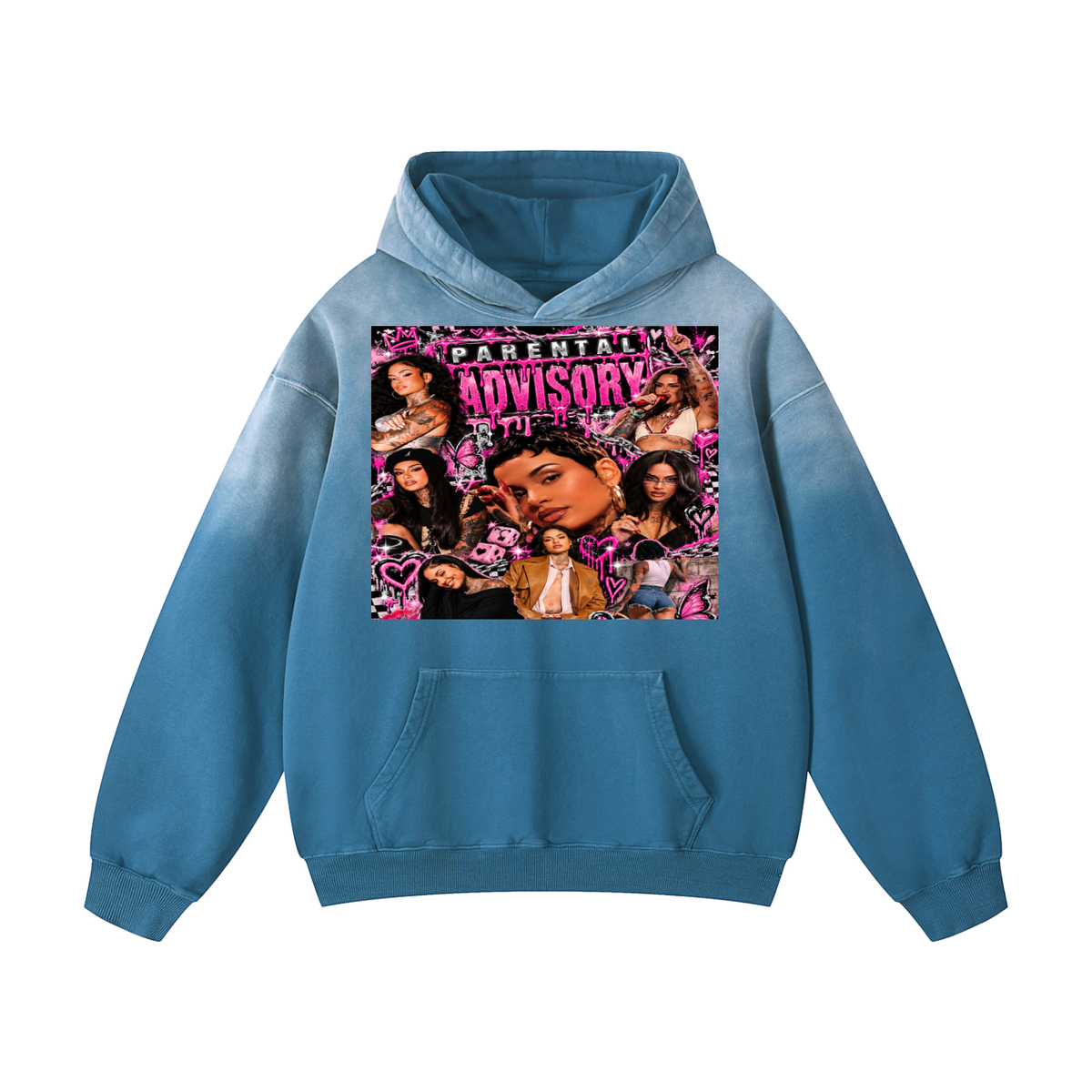 “Parental Advisory” Kehlani Oversized Hoodie