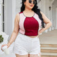 Contrast Round Neck Tank