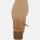 Candid High Ankle Flared Block Heel Boots
